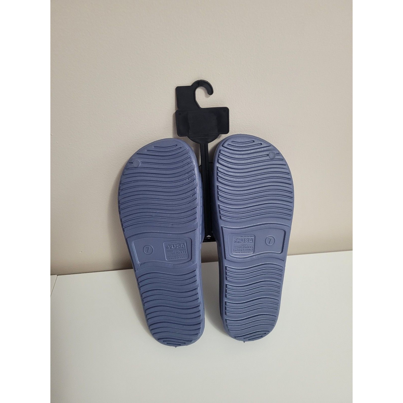 New Athletic Works Tunnel Slide Sandal Blue Gray Men's Size 7 — image 4 of 4